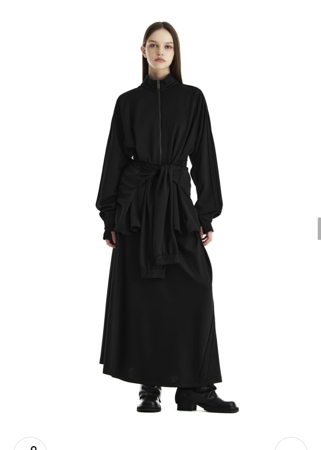 트리밍버드 더블 스트라이프 트랙 셋업 스커트 상품이미지2