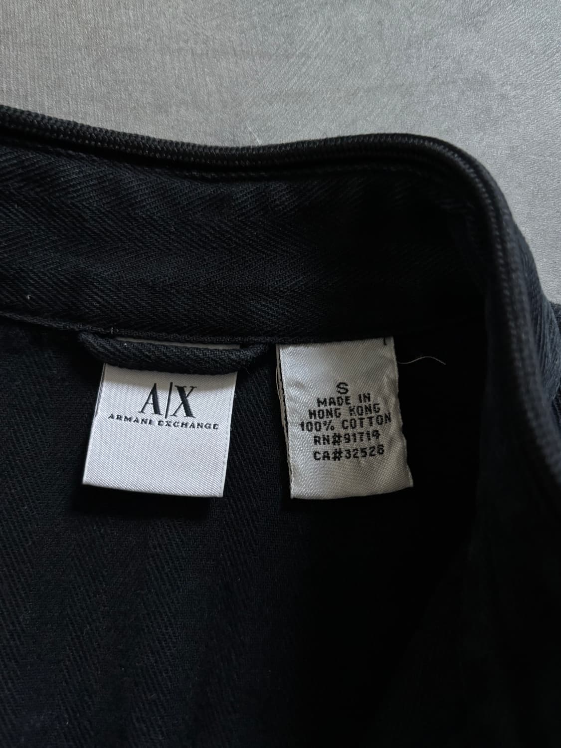 Armani Exchange 아르마니 익스체인지 블랙 데님 자켓 상품이미지8