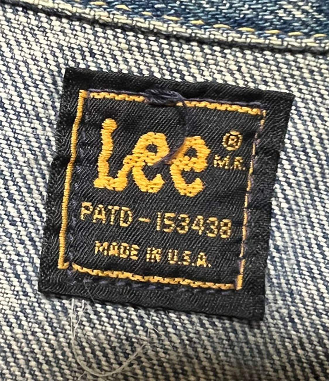 Lee 리 90's USA 90's 남자 데님자켓 춘추 트러커 M 95 상품이미지4