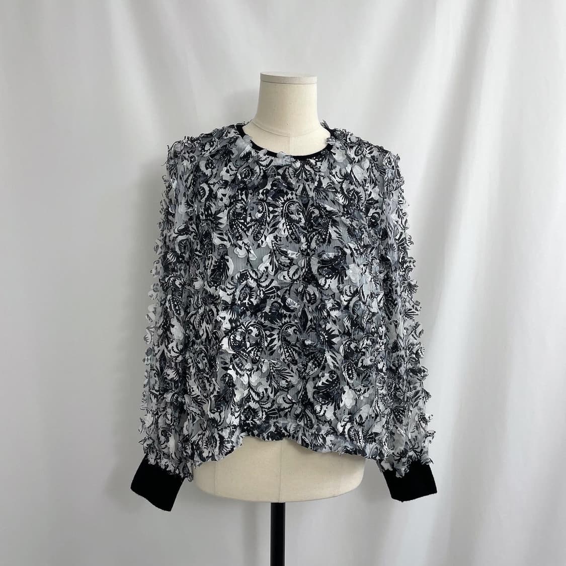 쉬폰 꽃 블라우스 상품이미지4