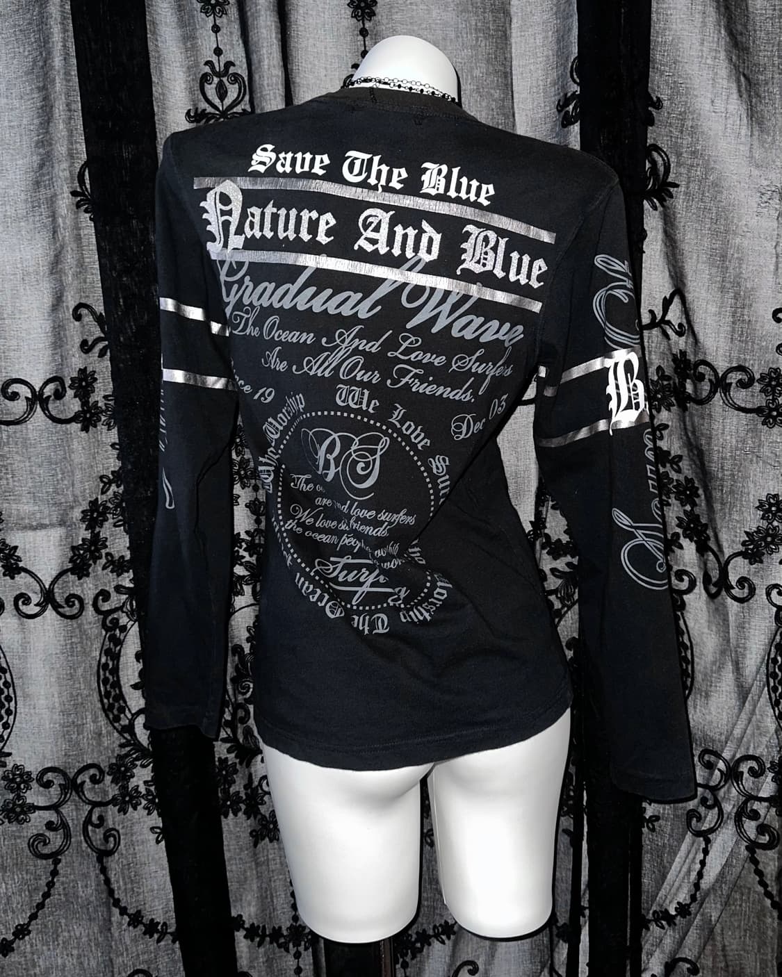 Punk lettering long sleeves 상품이미지4