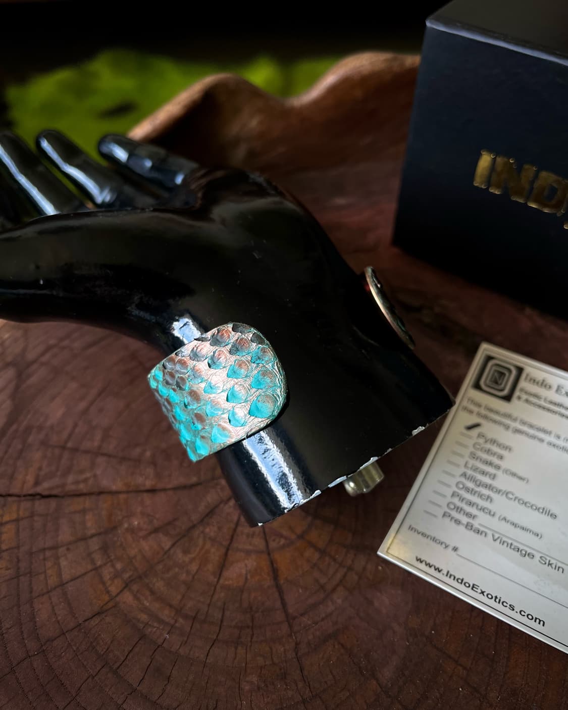 INDO Exotics Real Python Native Bangle 상품이미지3