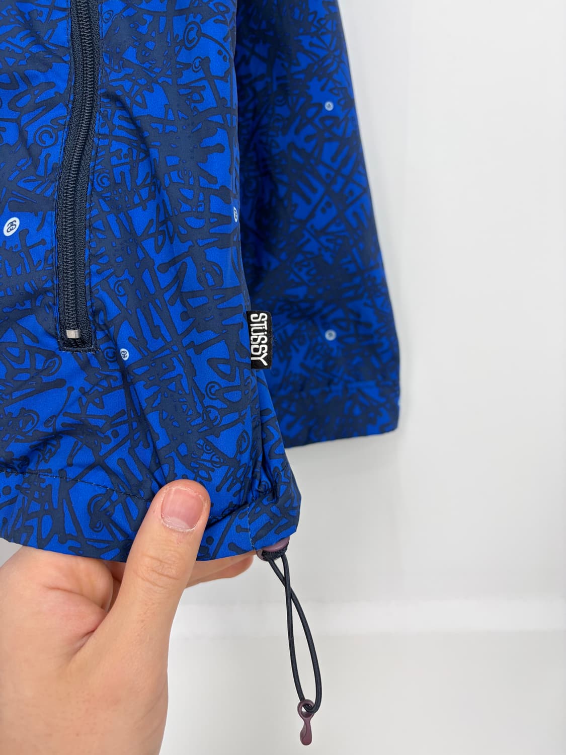 a298) 스투시 00's 그래비티 바람막이 자켓 상품이미지5