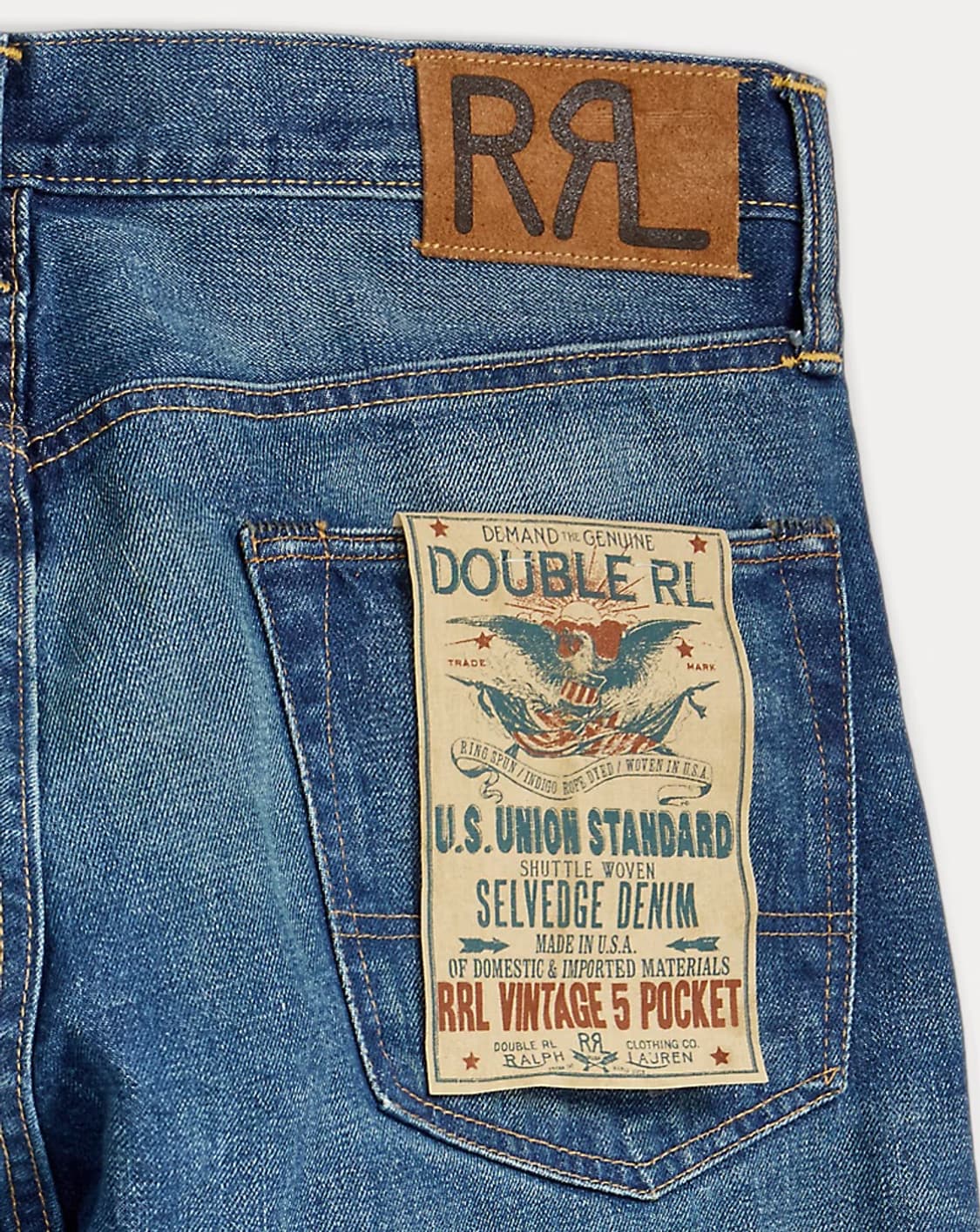 [34/34] 더블알엘 빈티지 파이브포켓 데님 팬츠 그랜드폴스 / RRL 상품이미지5