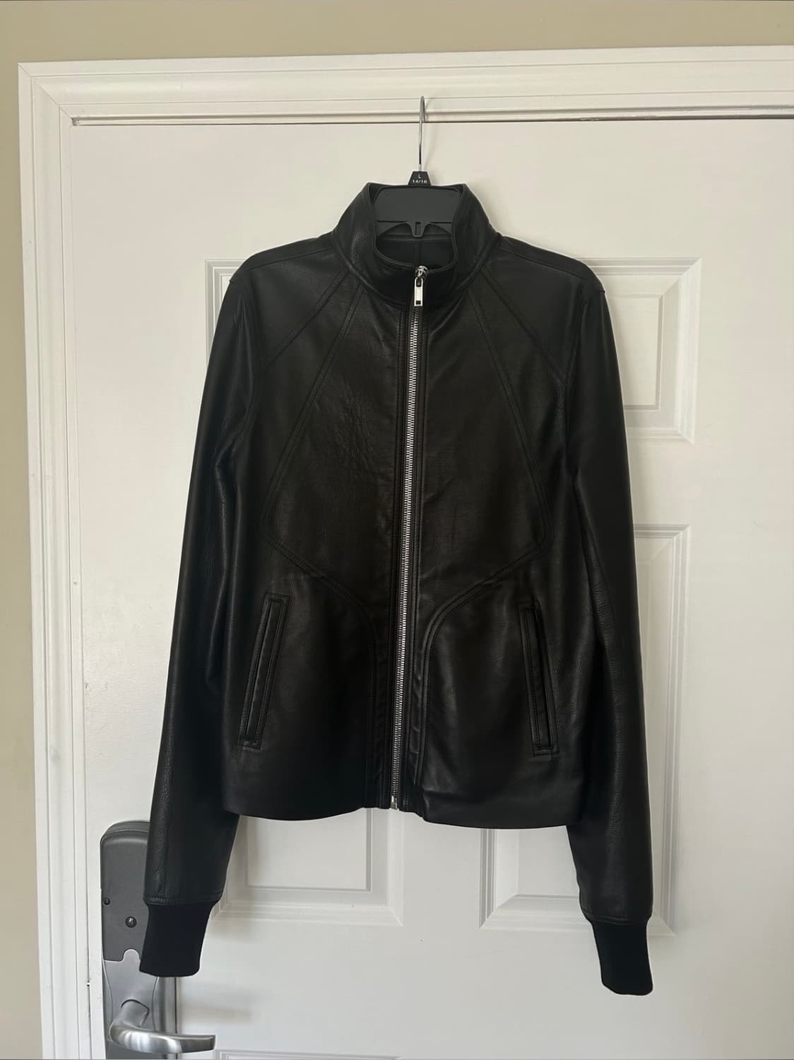 22FW 릭 오웬스 인타르시아 레더 자켓 50사이즈 상품이미지1