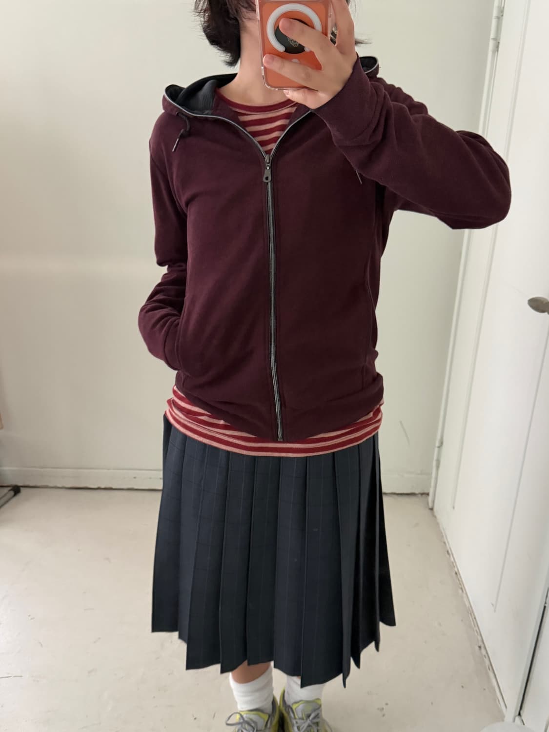 일본빈티지 Nota bene 하이넥 후드집업 상품이미지2