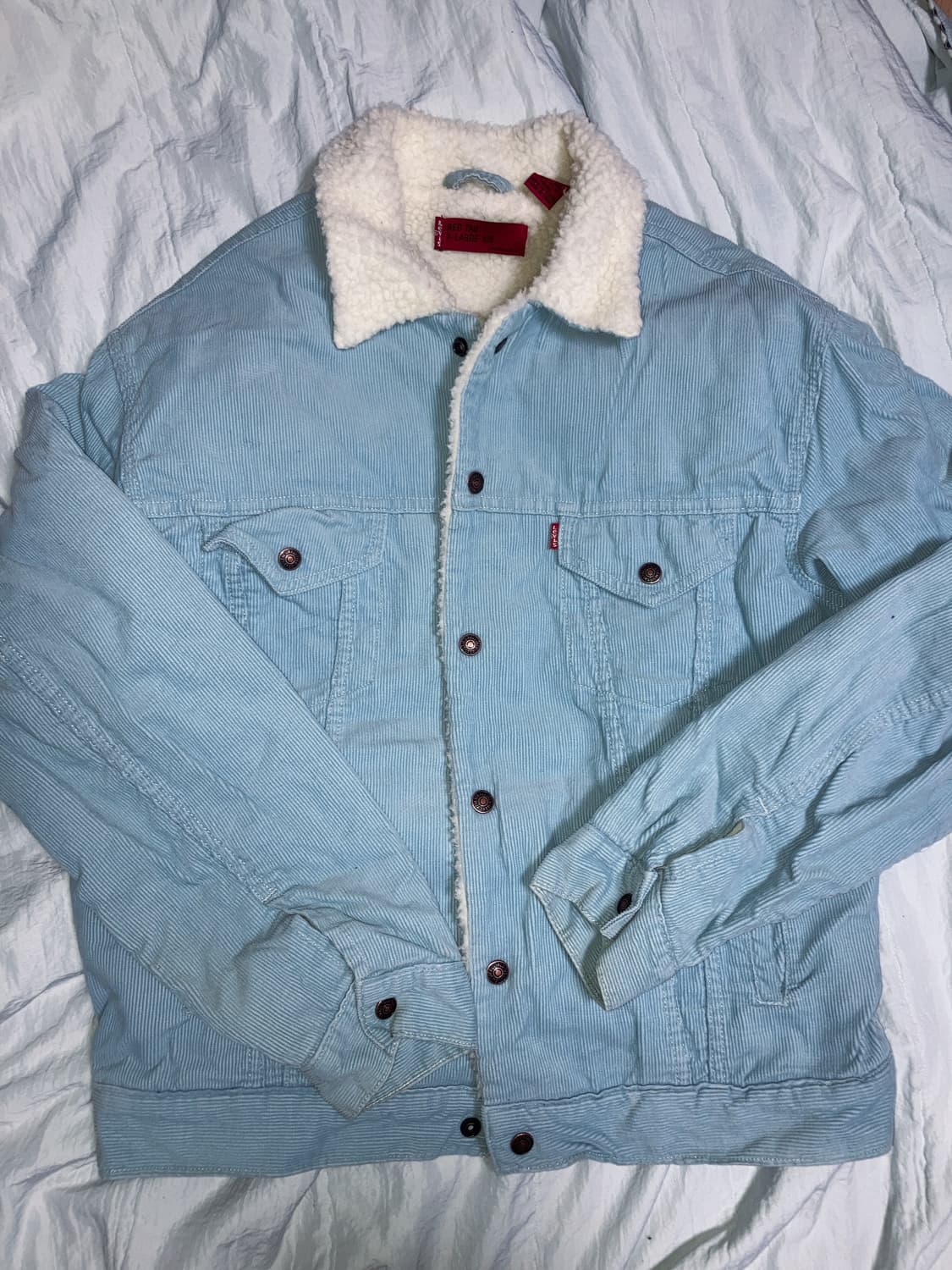 리바이스 코듀로이 자켓 하늘색 상품이미지1
