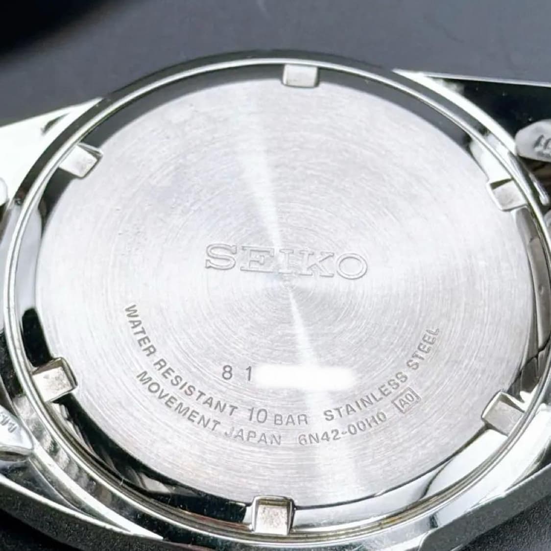 세이코 네오 클래식 블랙 다이얼 남성 메탈 시계 상품이미지5