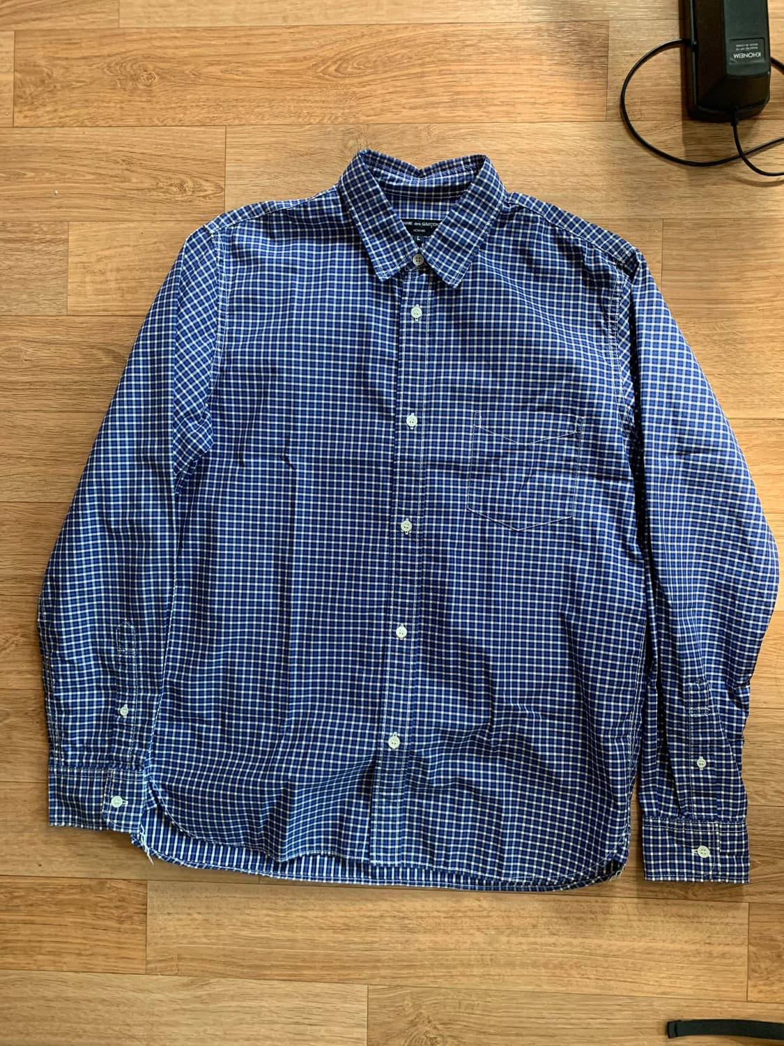 꼼데가르송 옴므 체크셔츠 L 상품이미지1