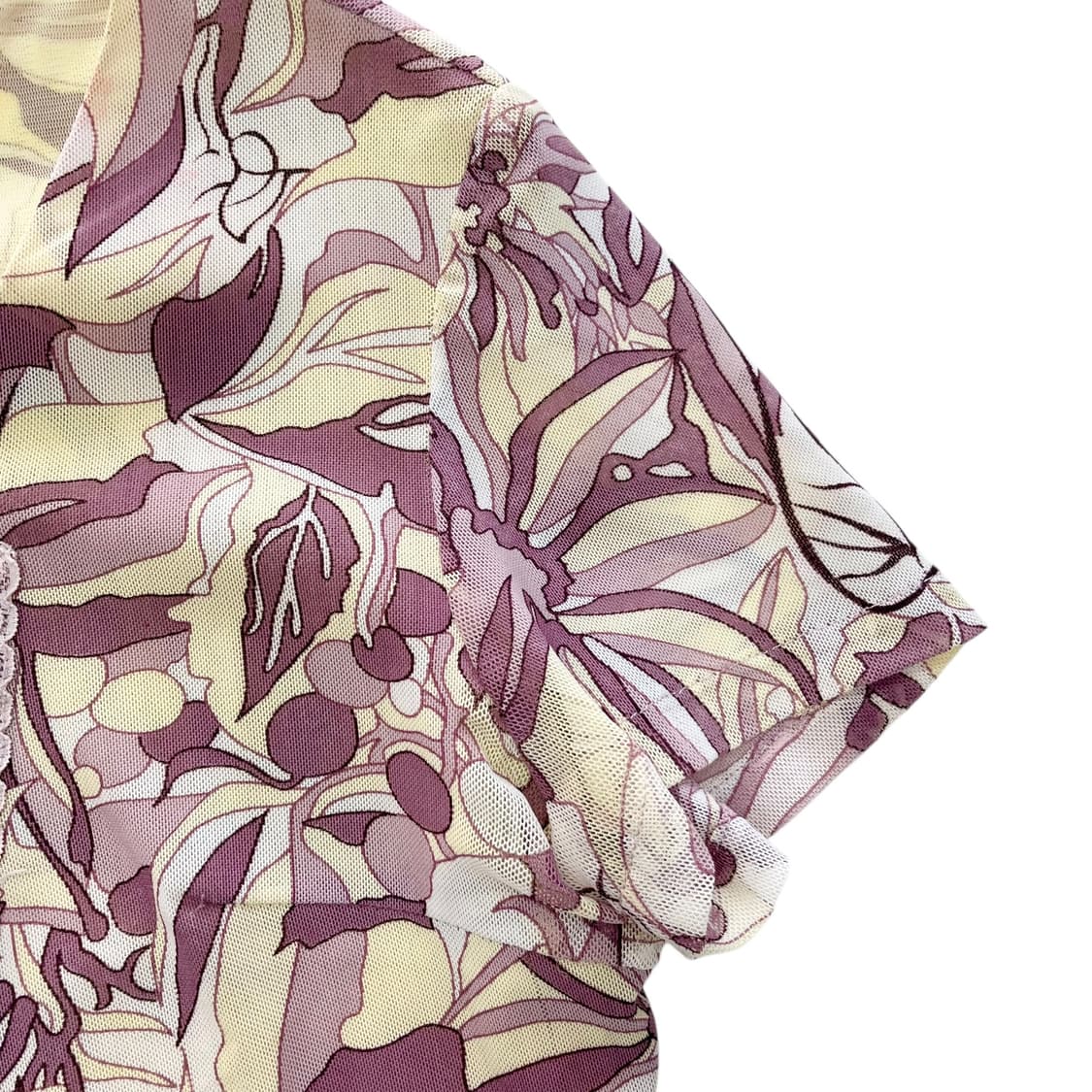 JPN 일본 빈티지 하라주쿠 Y2K 모리걸 스타일 키치 반팔티 상품이미지2