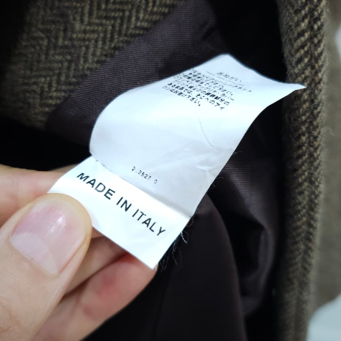 UNITED COLORS OF BENETTON 헤링본 울 코트-44-55 상품이미지9