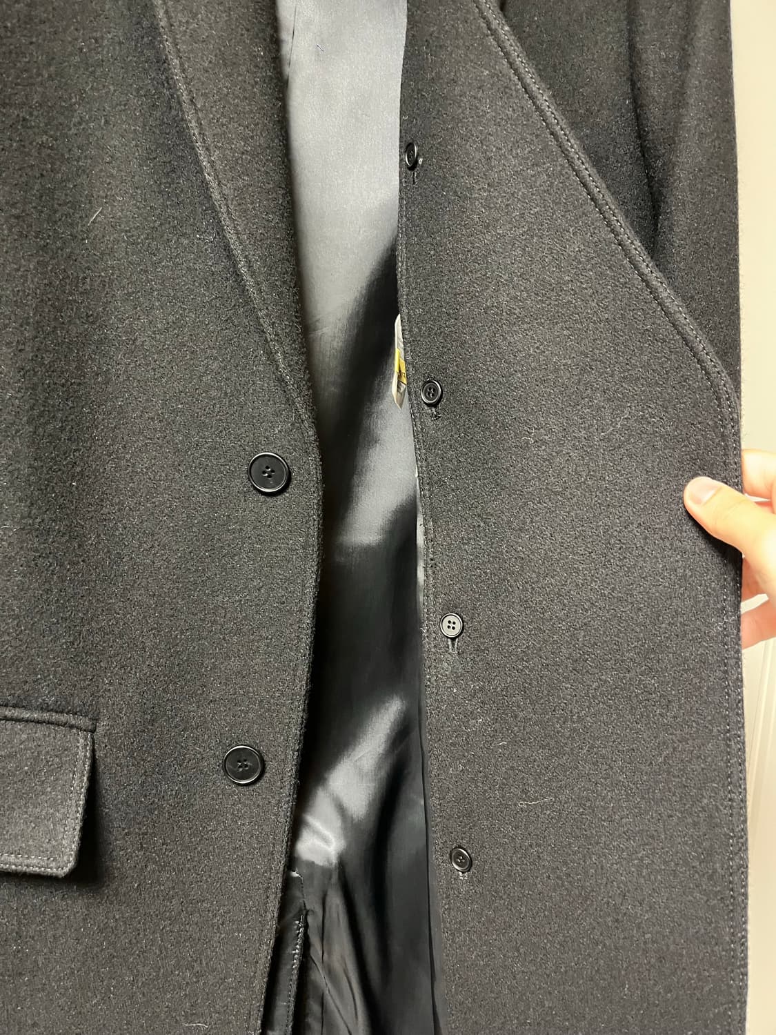 [NOUVMAREE]DOUBLE PANEL HARD WOOL COAT_M 상품이미지4