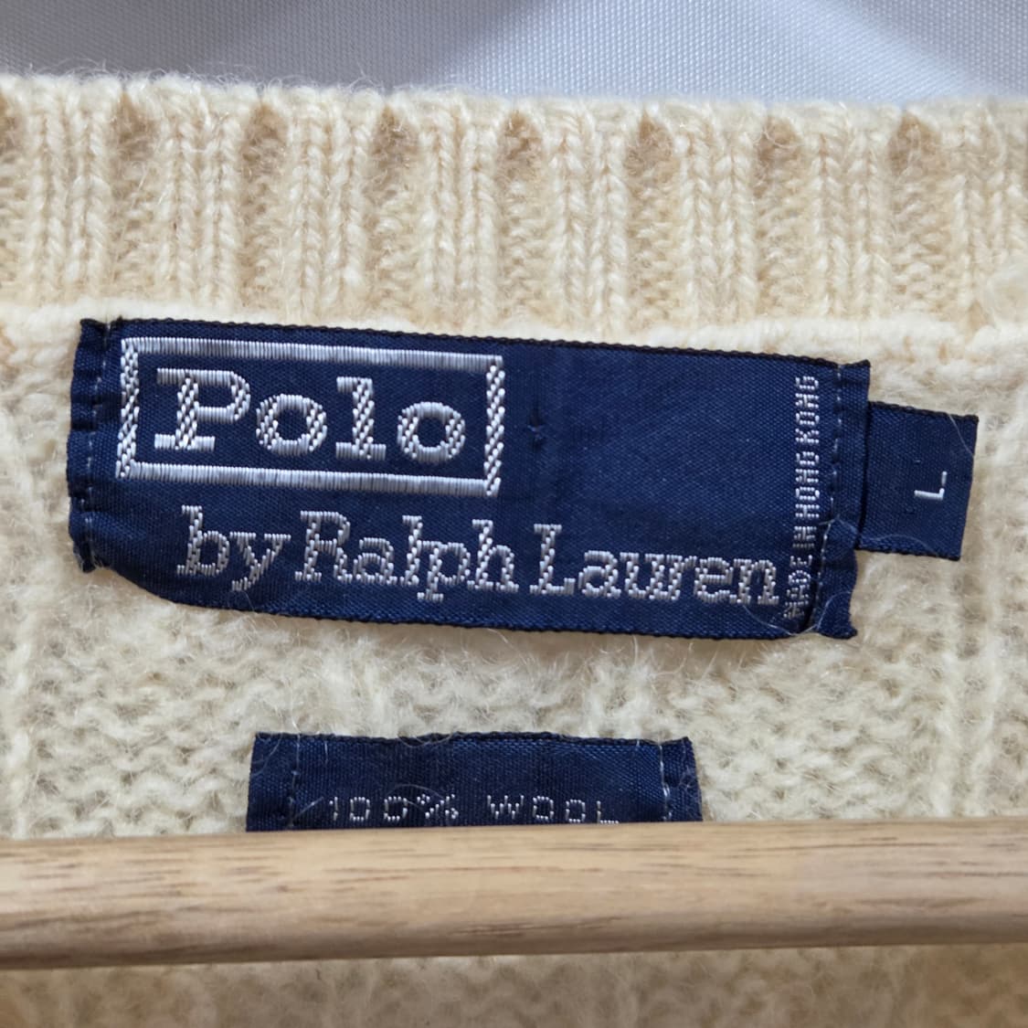 폴로랄프로렌 울 케이블 니트 베스트 L 상품이미지2