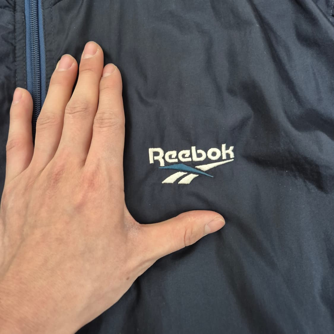 리복 클래식 올드스쿨 사이드라인 바람막이 자켓 XL(105) 상품이미지4