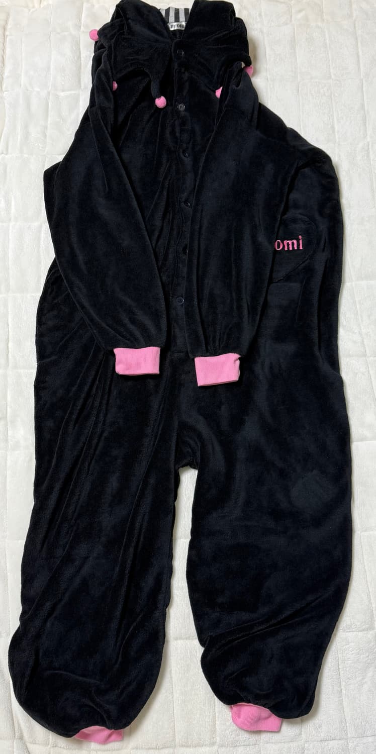 Sanrio SAZAC kuromi pajama 쿠로미 동물인형 잠옷 상품이미지2