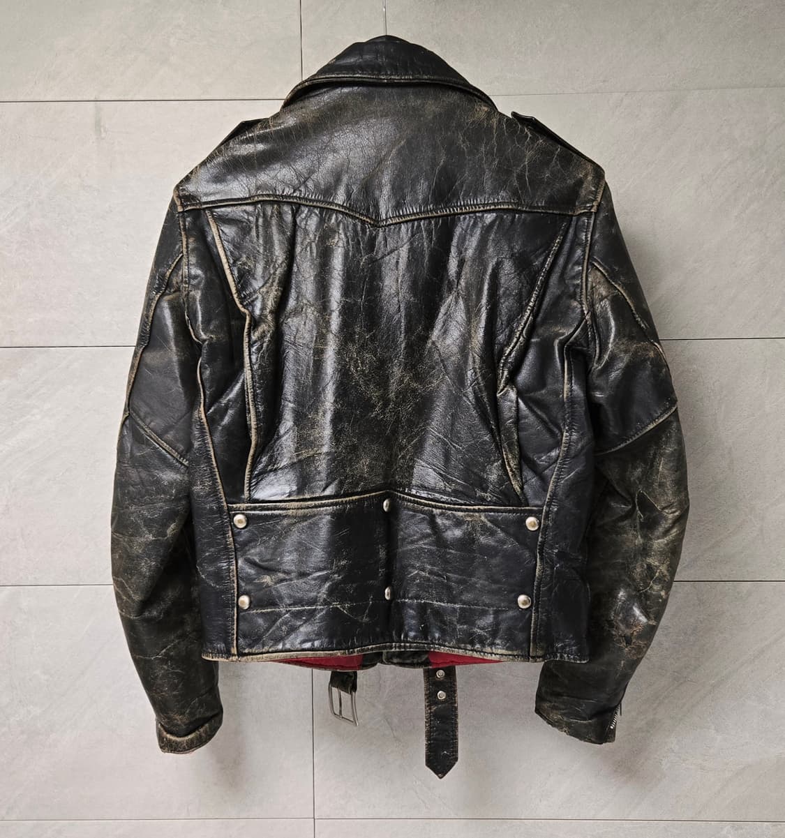 60s Sears 시어스 D Pocket Motorcycle Jacket 상품이미지4