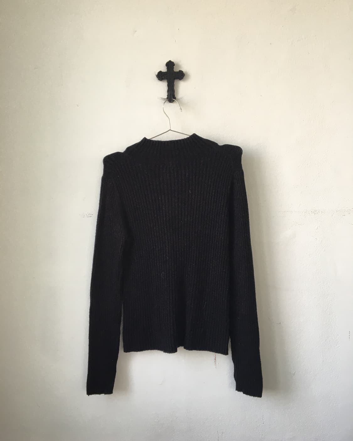 Ribbed half zip up knit 상품이미지3