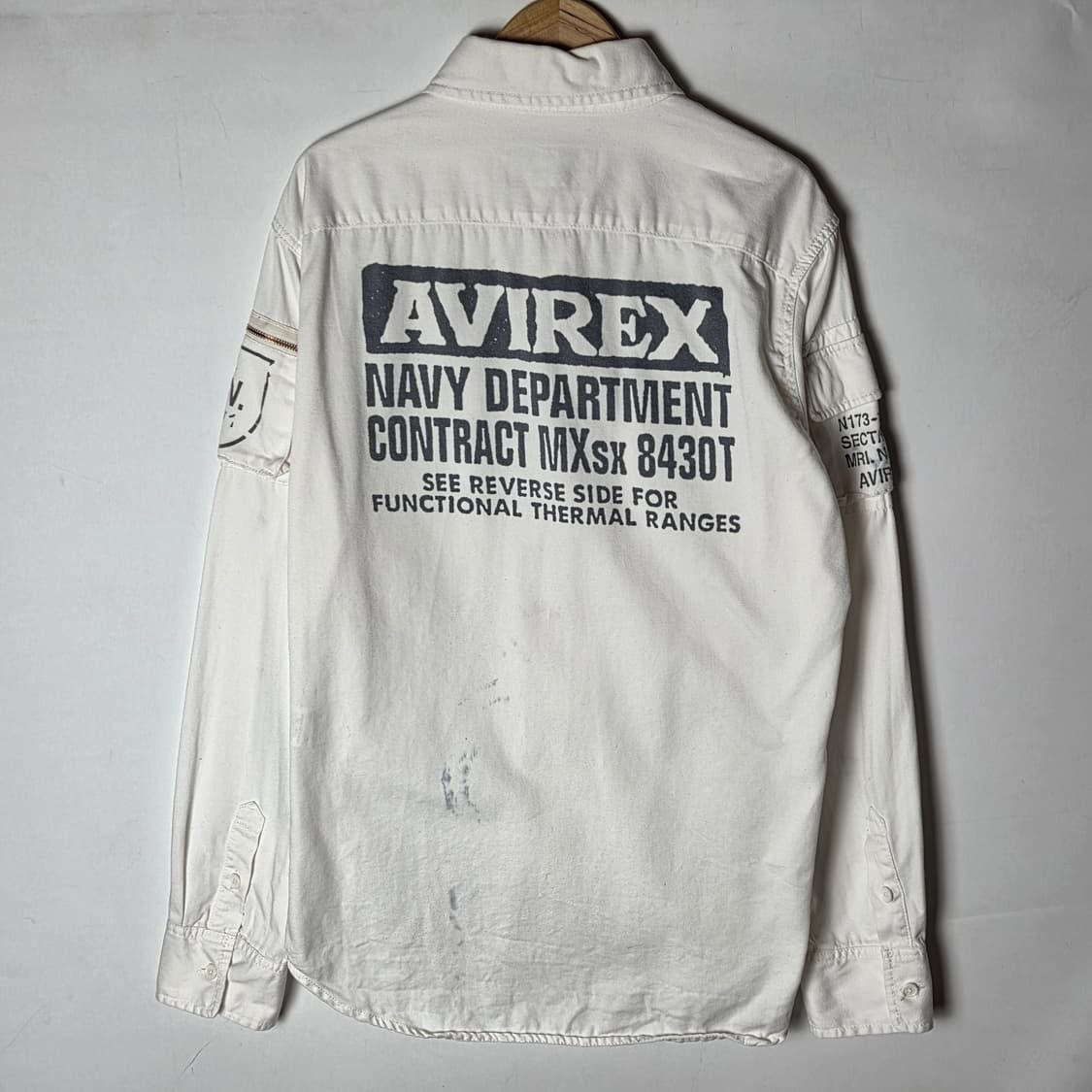 [AVIREX] 아비렉스 밀리터리 투포켓 셔츠 상품이미지2