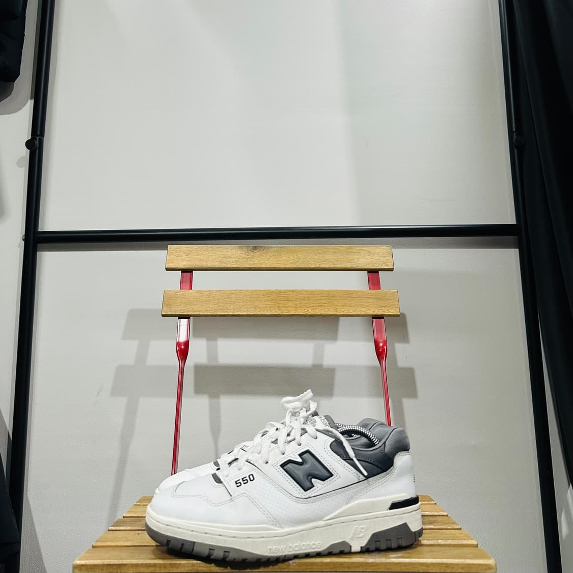 260) 뉴발란스 운동화 남성 남자 신발 550 레더 화이트 상품이미지3