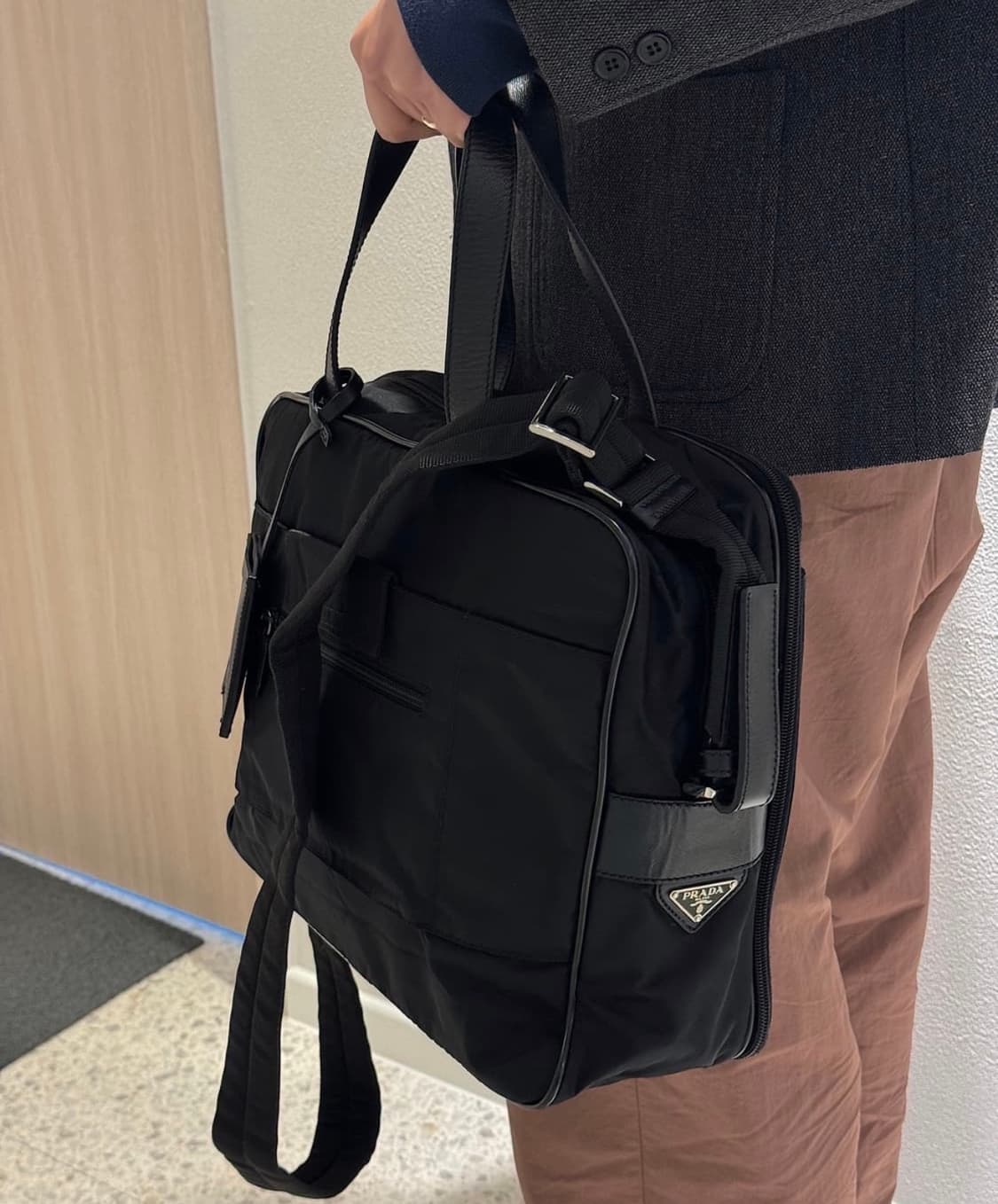 프라다 나일론 브리프케이스 서류가방 상품이미지2