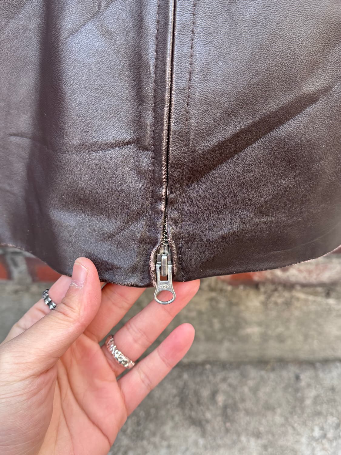 레이지블루 투웨이 램스킨 라이더 가죽자켓  상품이미지5