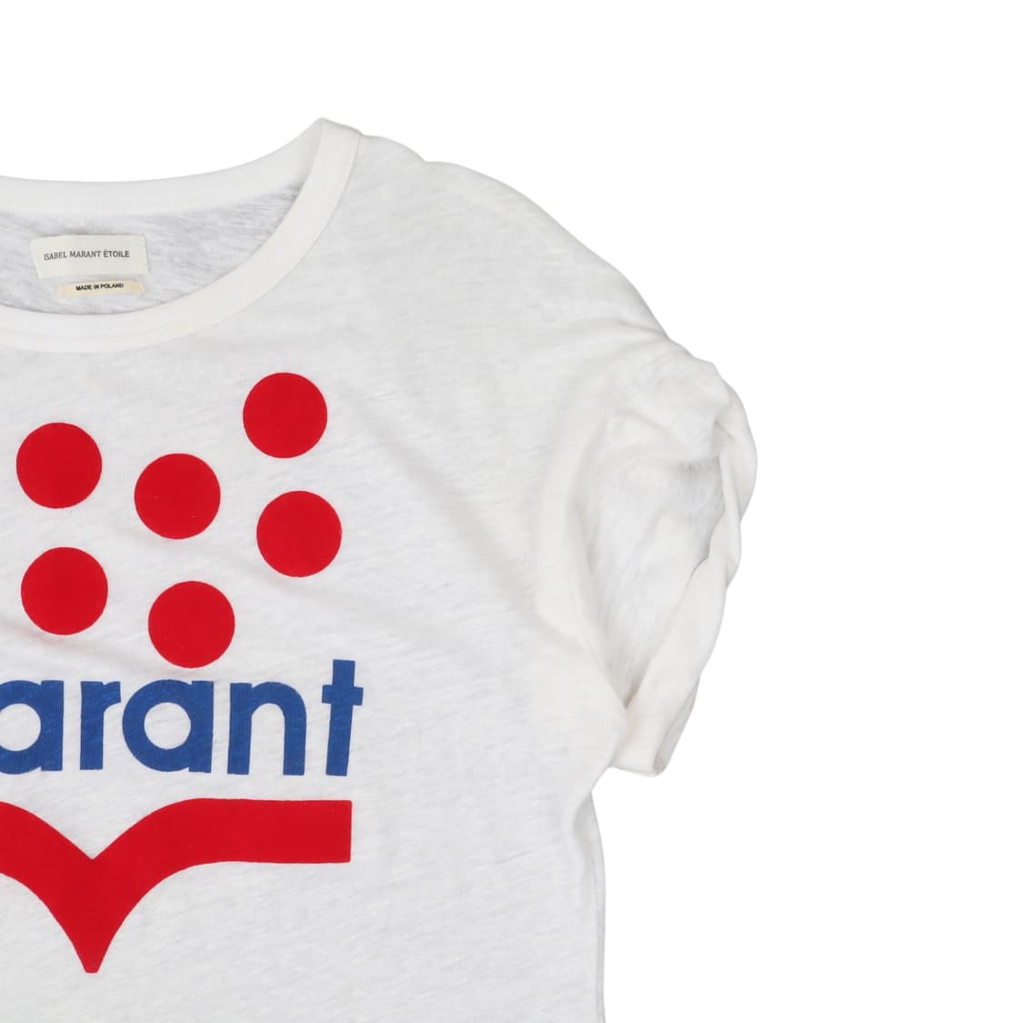 이자벨마랑 린넨 도트 로고 티셔츠 상품이미지3