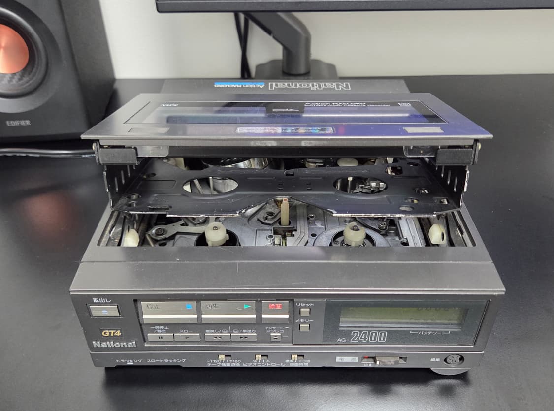 내셔널(파나소닉) 포터블 VHS 비디오 테이프 레코더 AG-2400 상품이미지3