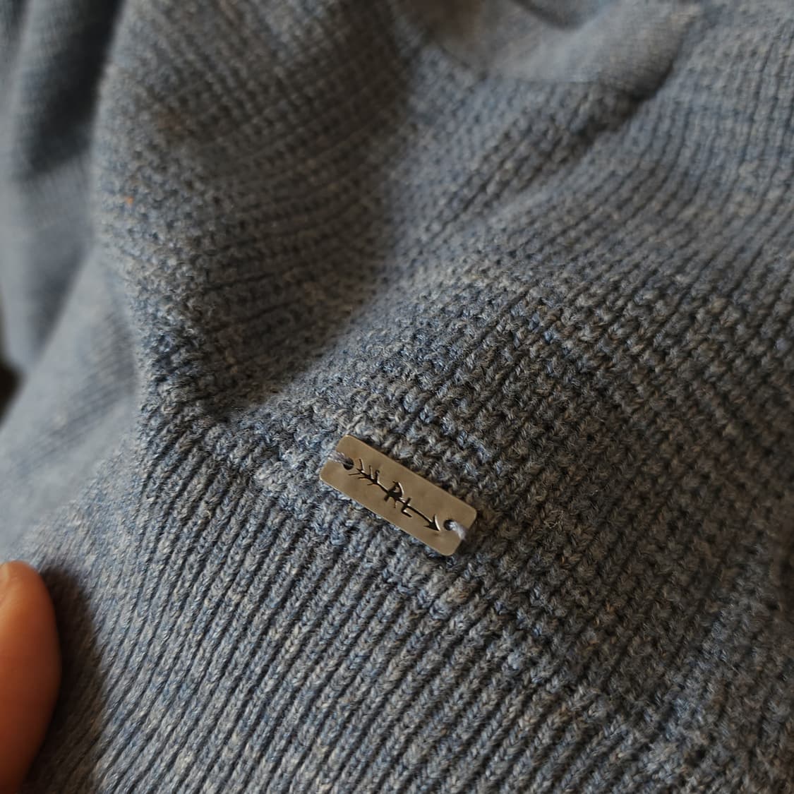 폴로 데님앤서플라이 패치워크 인디고 가디건 M 상품이미지9