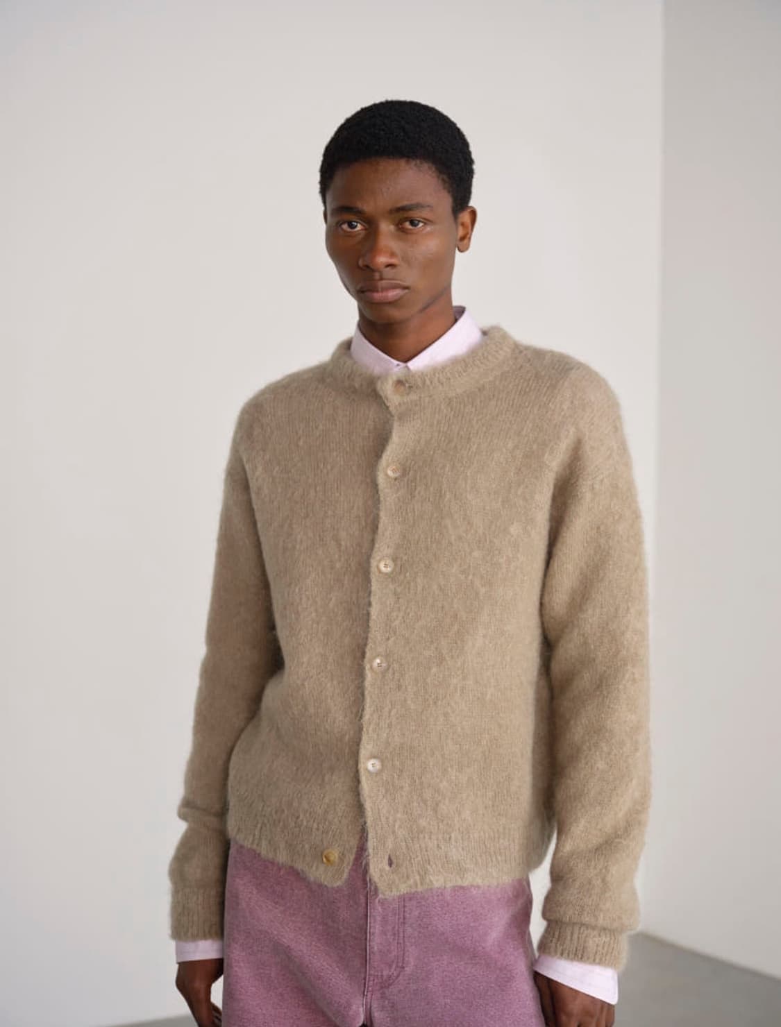 오라리 24aw 슈퍼키드 모헤어 가디건 5 상품이미지5