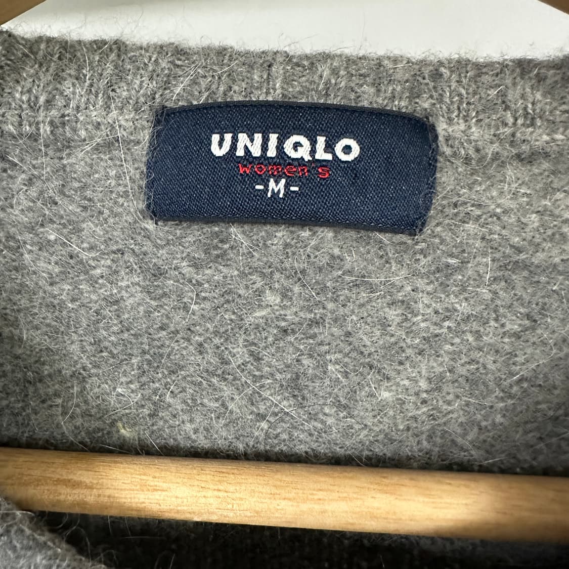 빈티지 유니클로 모 앙고라 혼방 크롭 니트 상품이미지2