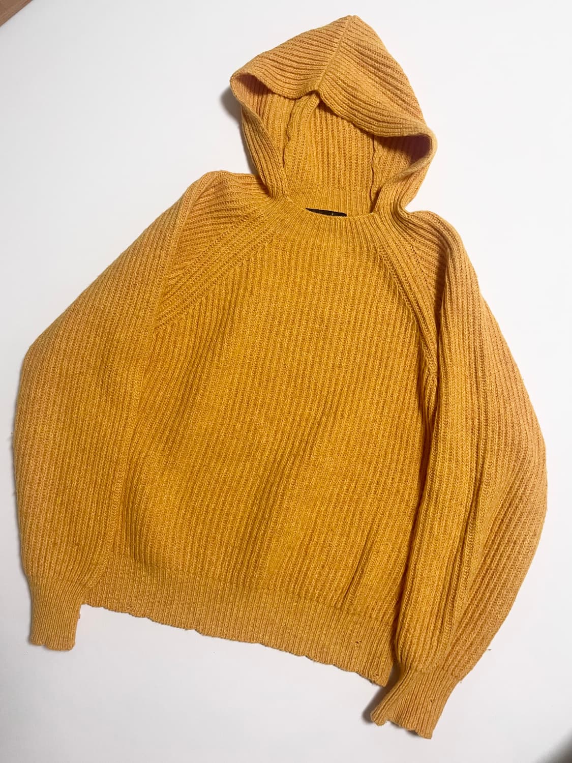 언유즈드 알파카 니트후디 상품이미지1