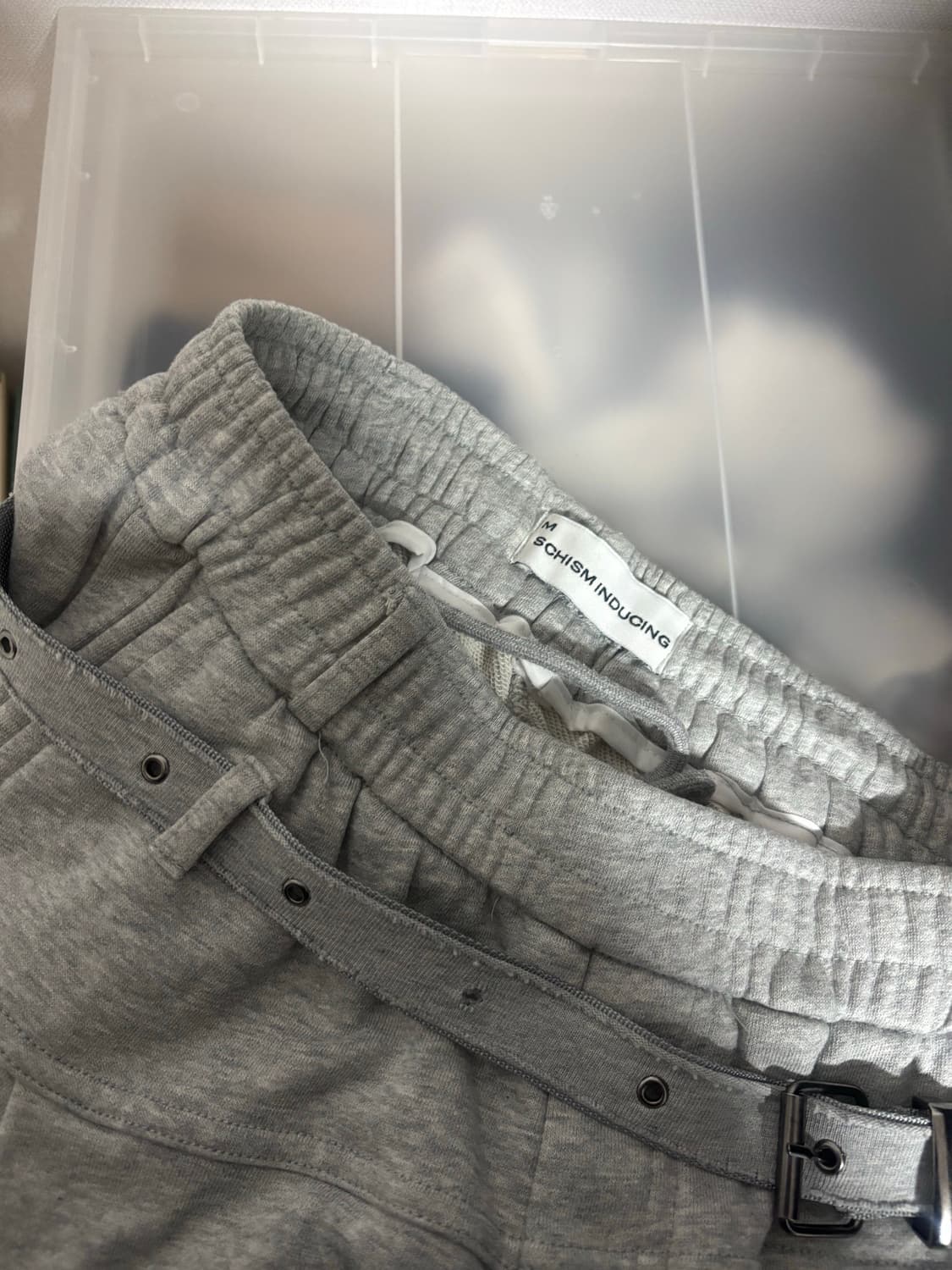 스키즘 인듀싱 벨트 스웨트 팬츠 상품이미지3