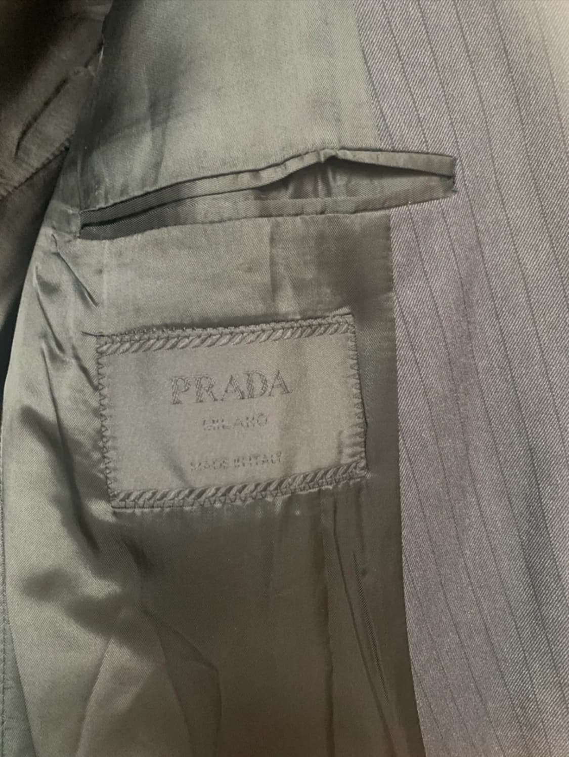 Prada 08fw 스트라이프 블레이저 상품이미지3