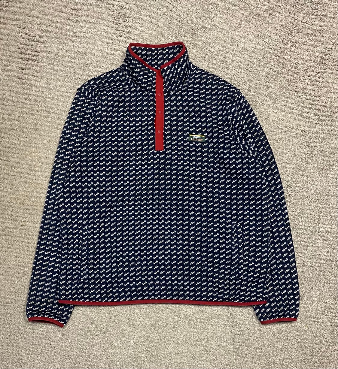 엘엘빈 L.L.Bean 버드아이 플리스 풀오버 상품이미지1