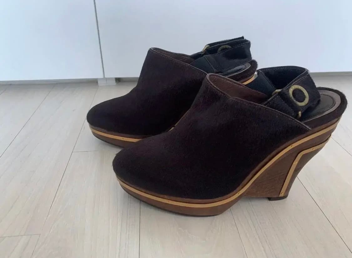 MARNI 마르니 웻지 부티(조랑말털) 상품이미지2