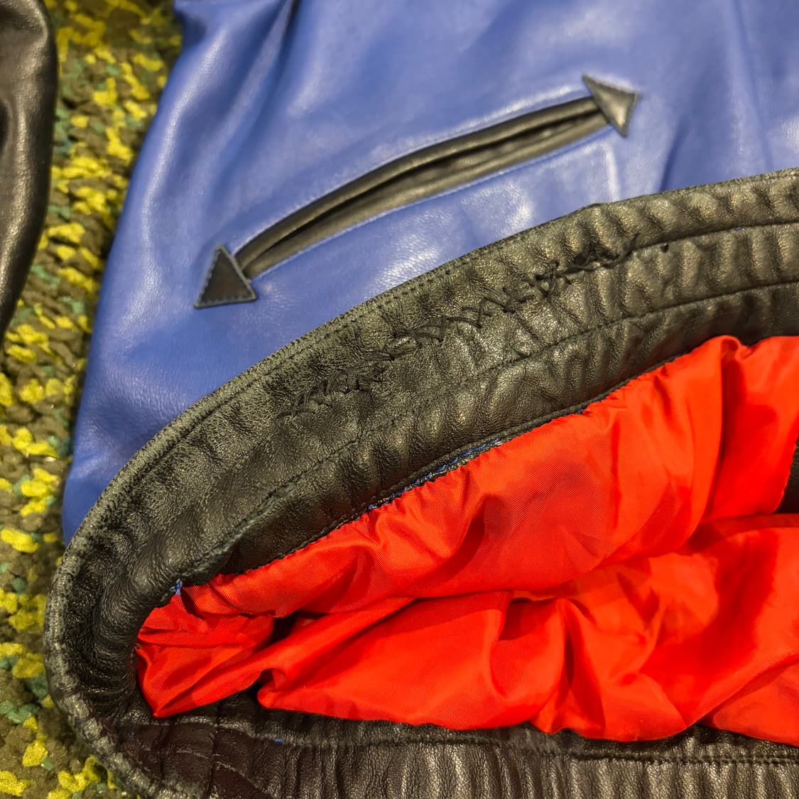 00s Adidas Run Dmc Leather Jacket 상품이미지8