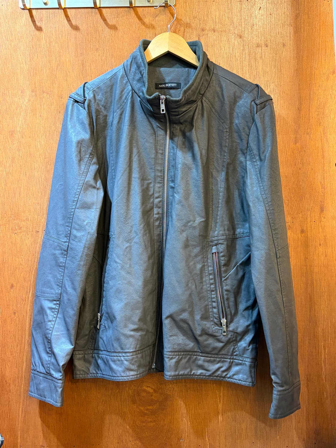 닐바렛 아카이브 테크 레더 자켓 상품이미지1