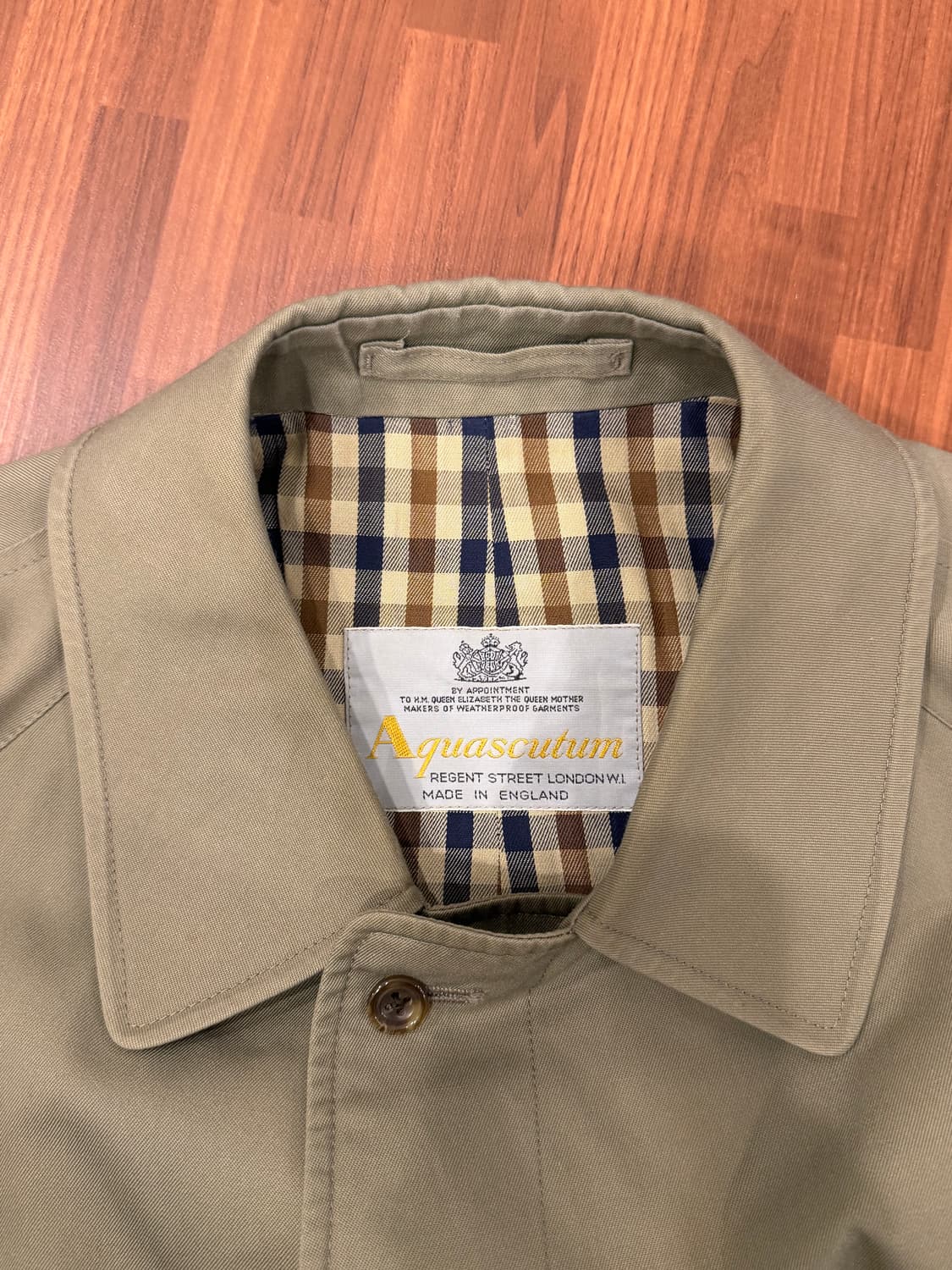 80s Aquascutum 빈티지 트렌치 맥코트 made England 상품이미지8