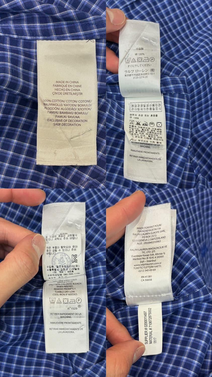 폴로 랄프로렌 체크 셔츠 상품이미지10