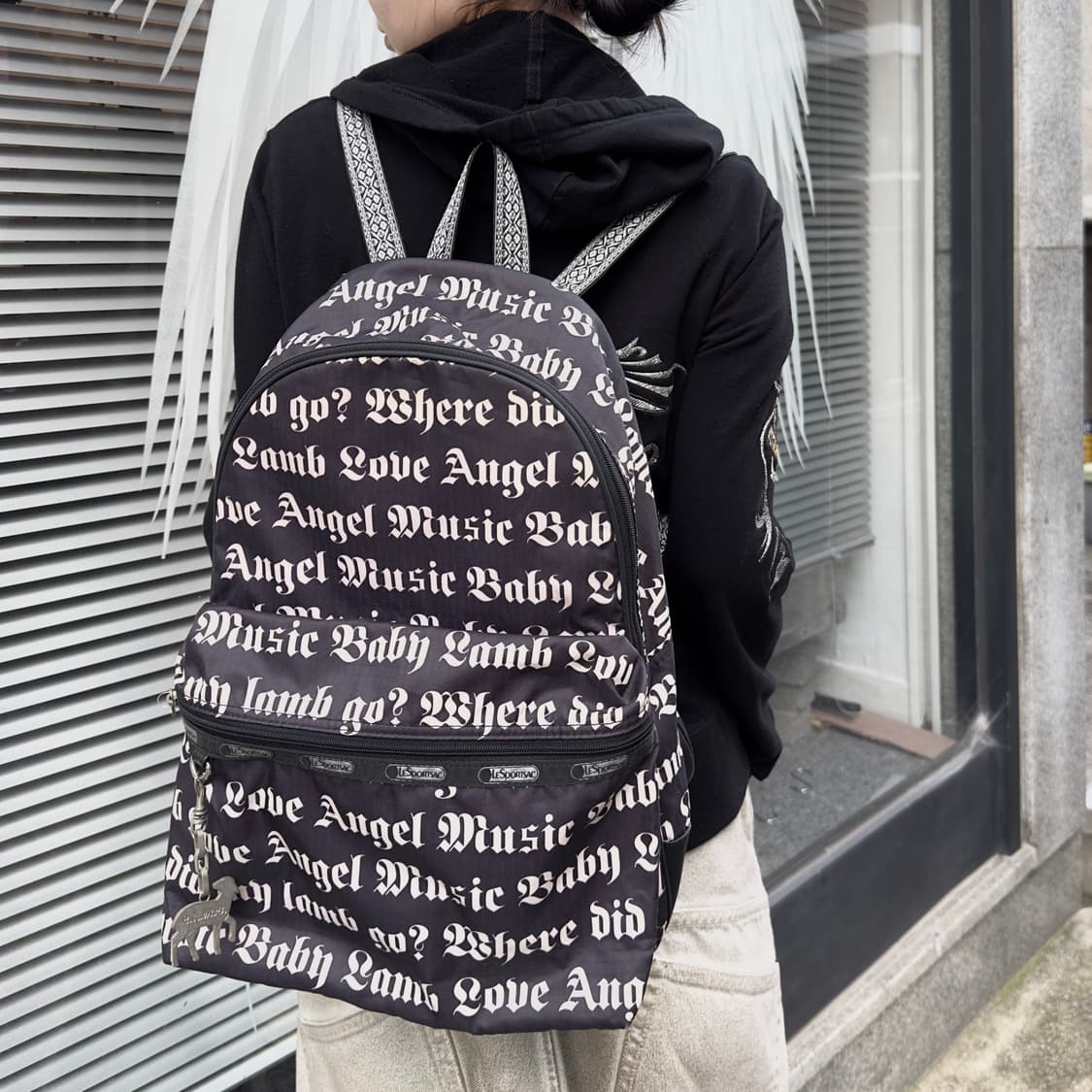 00s y2k 레스포삭 x L.A.M.B 백팩 상품이미지8