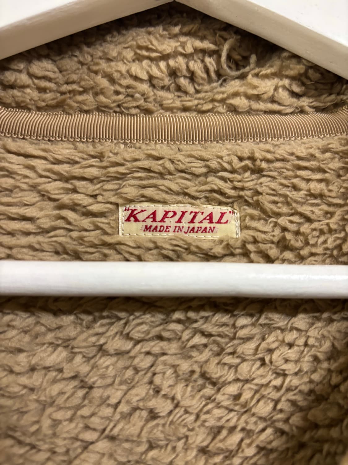 캐피탈 후리스 자바 카스리 패턴 풀오버 네이비 4사이즈 상품이미지3