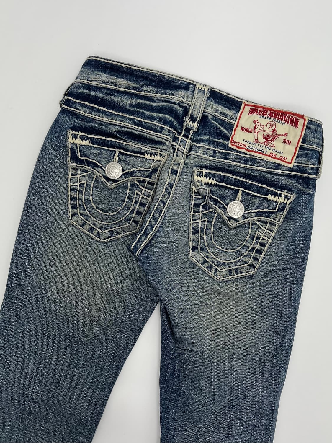 트루릴리젼 스티치 부츠컷 데님팬츠 상품이미지2