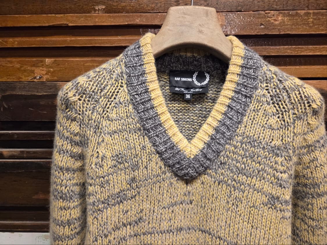 프레드페리 라프시몬즈 크리켓니트 상품이미지2