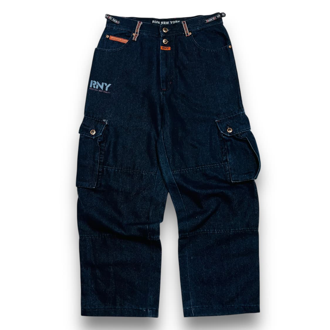 RNY Old School Hip Hop Cargo Denim Pants 상품이미지1