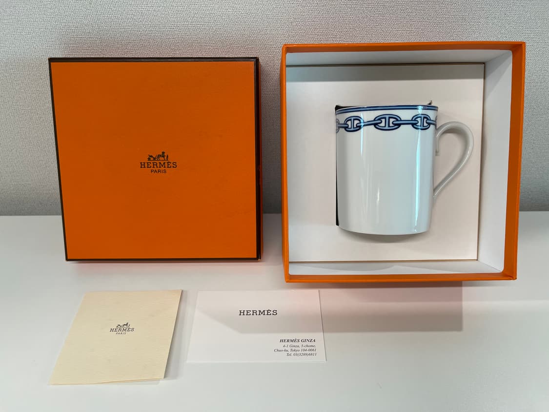 에르메스 샹달 블루 머그컵 1P 세트 HERMES 상품이미지7