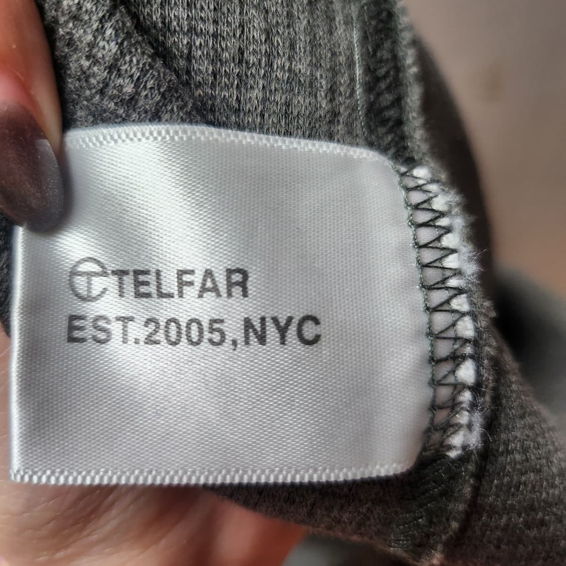 텔파 롱슬리브 차콜 상품이미지4