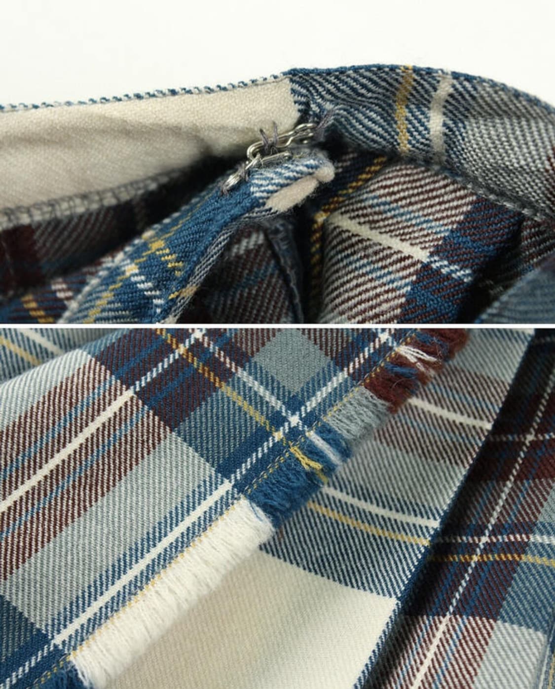 Mosbrook 빈티지 타탄 체크 킬트 스커트 상품이미지3