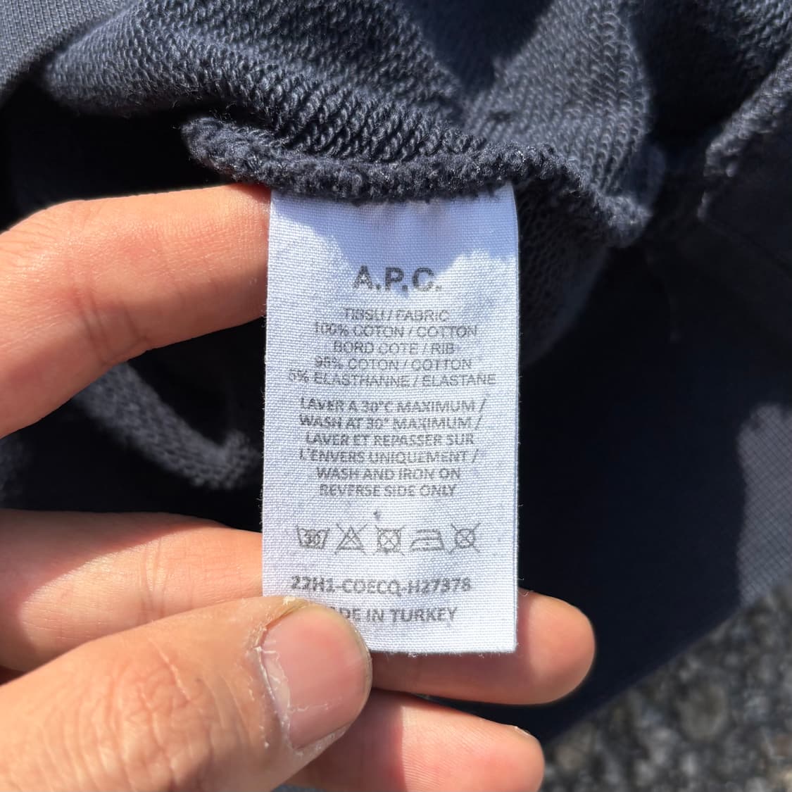 A.P.C 아페쎄 이니셜 로고 스웻셔츠 상품이미지5