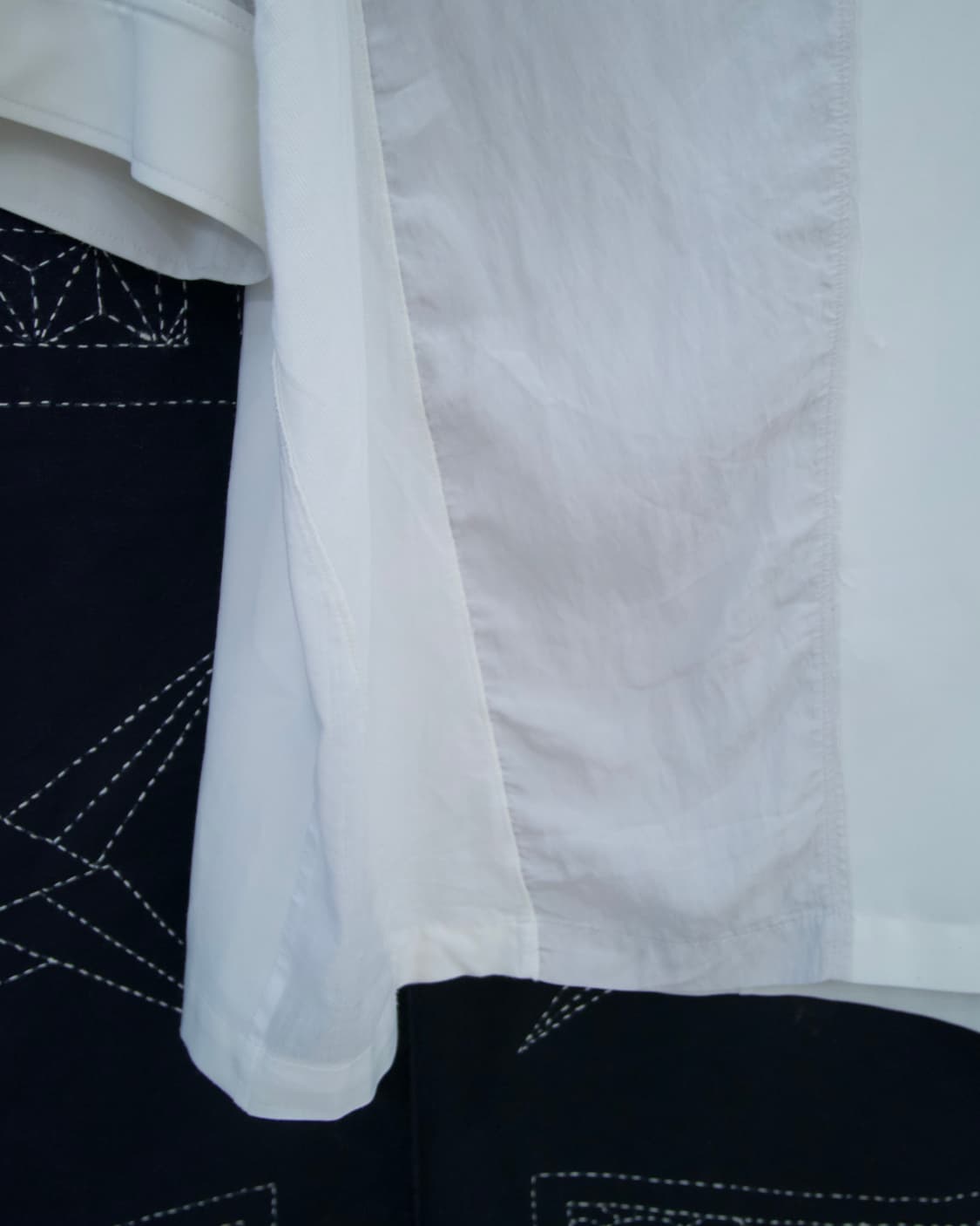 [SONGZIO HOMME] overfit mixed fabric zip 상품이미지6