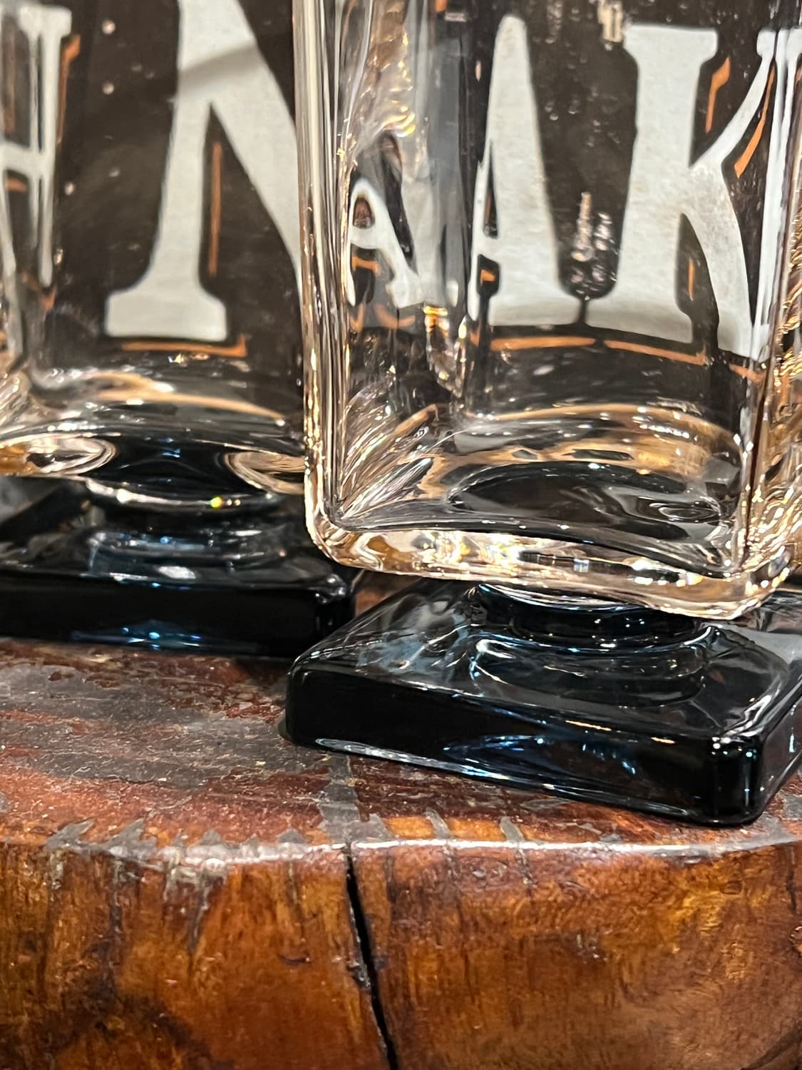 70s Disaronno Pink&Blue bar Glass 상품이미지10